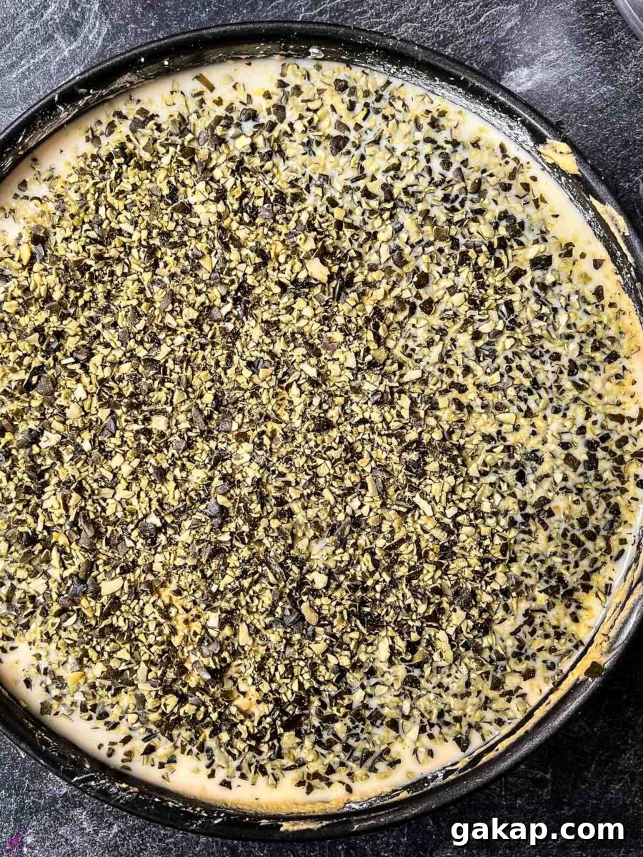Added shredded pumpkin seed on top of the glaze.