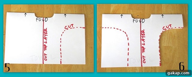 diagram showing how to cut under arms