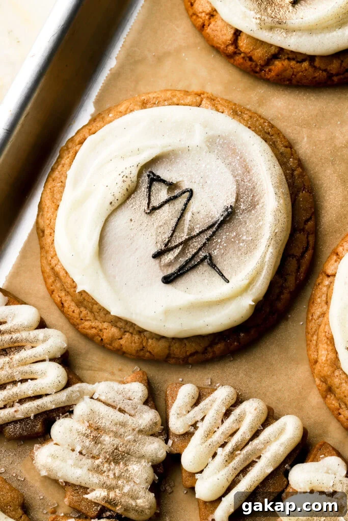 Brown Sugar Cookie Dough Recipe: Perfect Base for Any Cookie 11 brown sugar cookies topped with frosting and christmas tree design