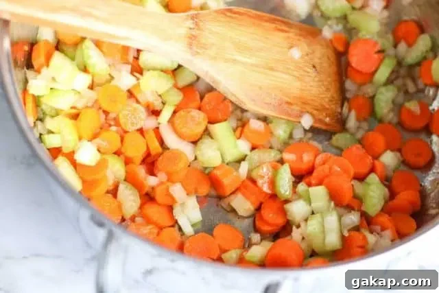 vegetables sautee in pan