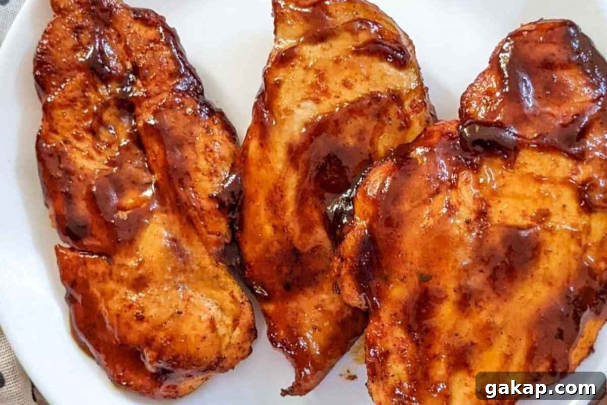 Holiday Air Fryer Recipes to Simplify Your Cooking 17 BBQ chicken on a plate