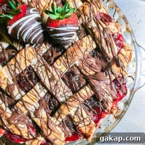 Chocolate Covered Strawberry Pie