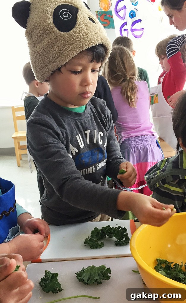 Preschoolers cooking via LizsHealthyTable.com