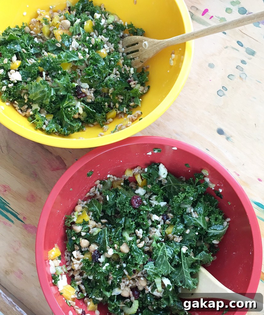 Wild Rice Summer Salad via LizsHealthyTable.com