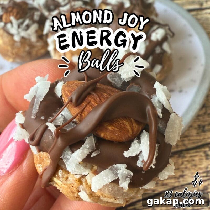 Almond Joy Energy Balls only 83 calories each thumbnail