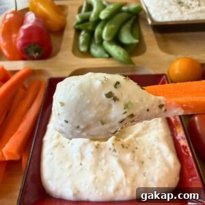 high protein veggie dip
