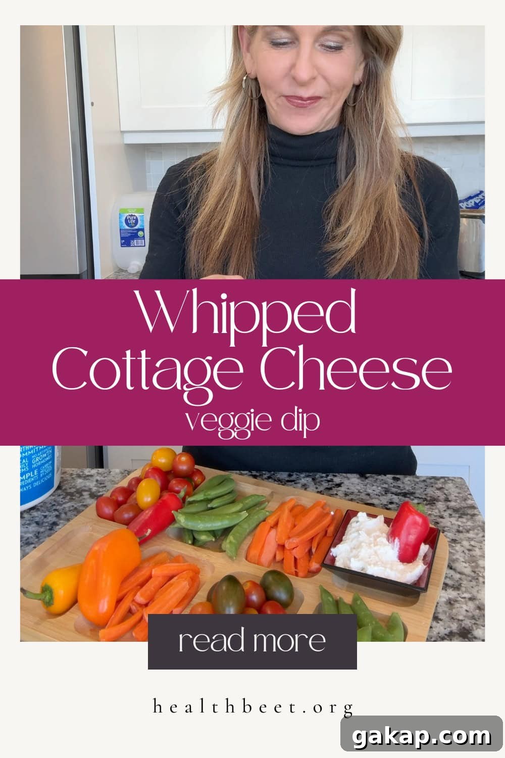 whipped cottage cheese high protein veggie dip