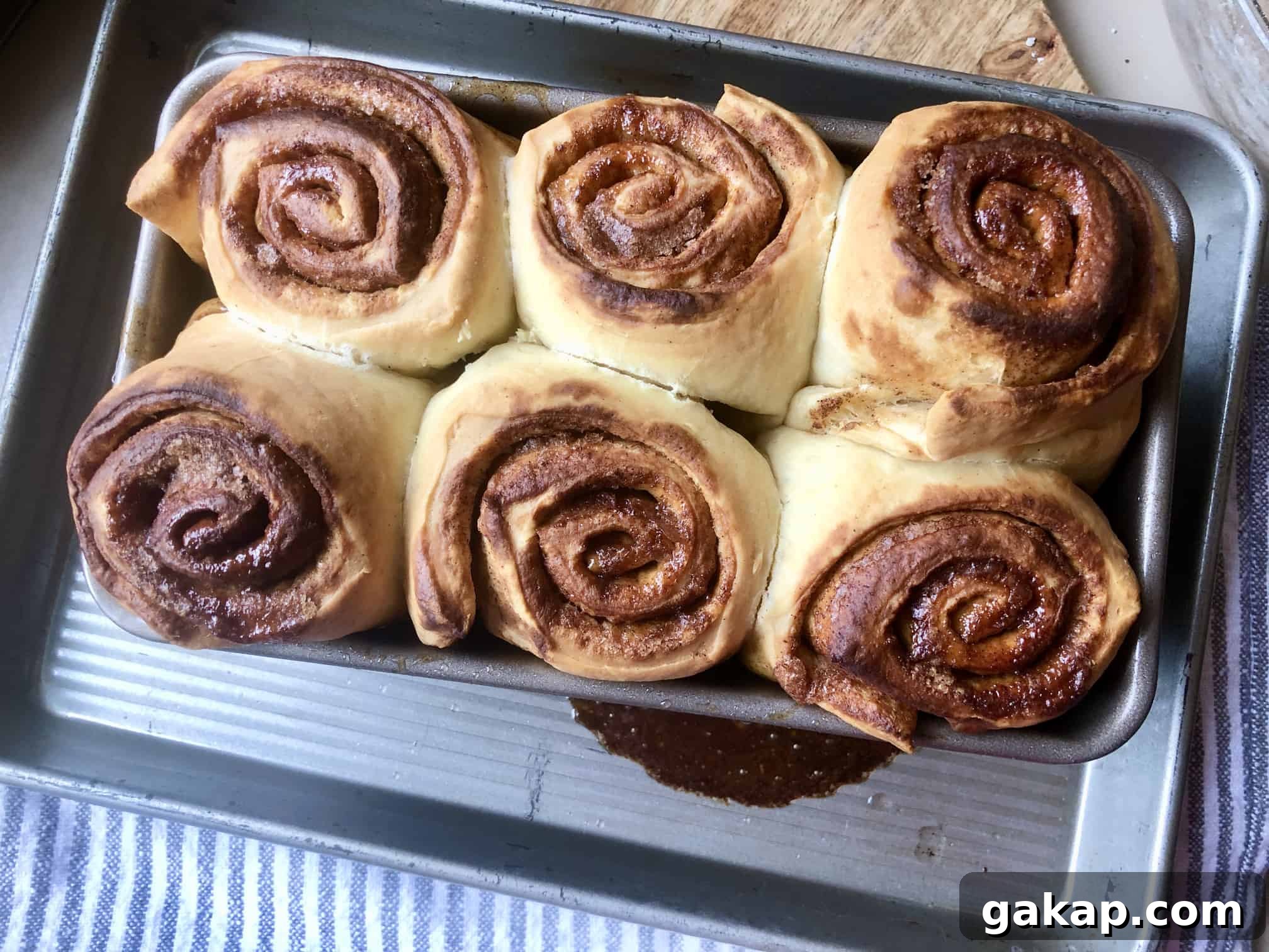 overnight cinnamon rolls with chai frosting