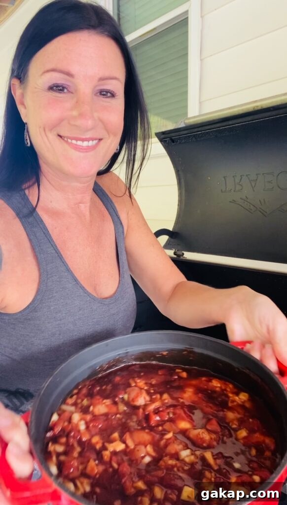 putting Smoked Chicken Birria on the smoker