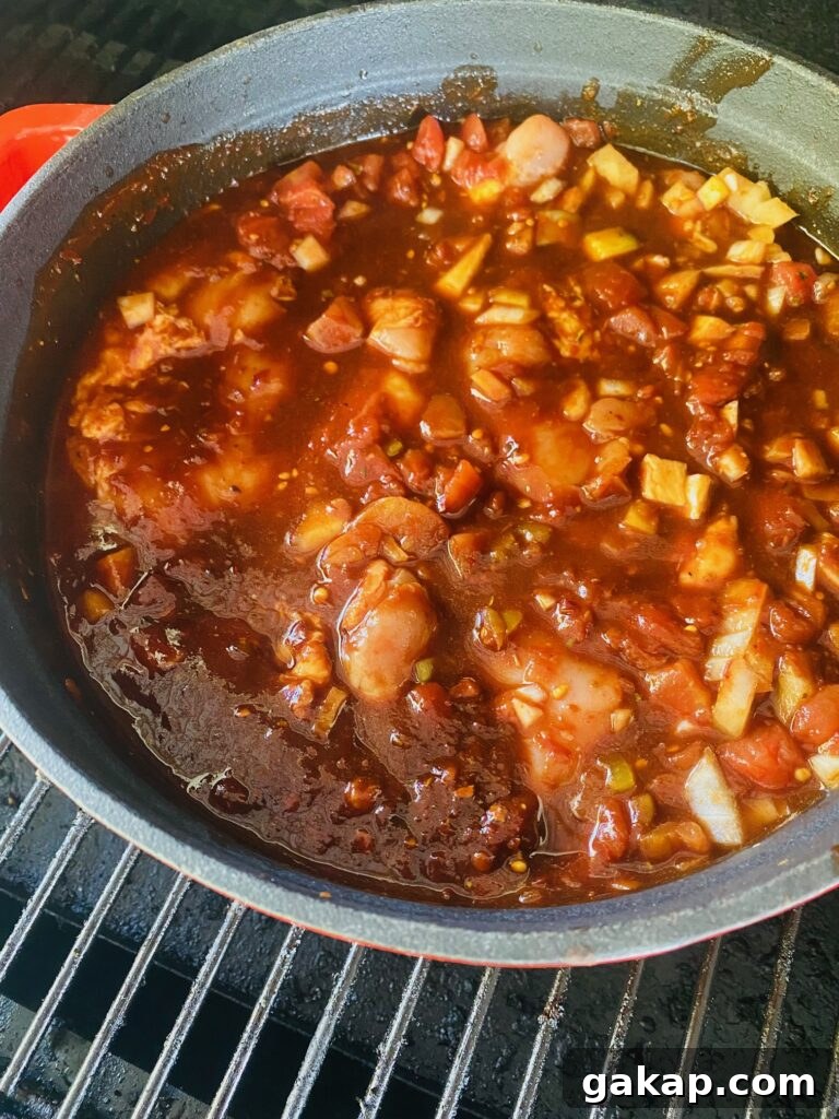 Smoked Chicken Birria before cooking