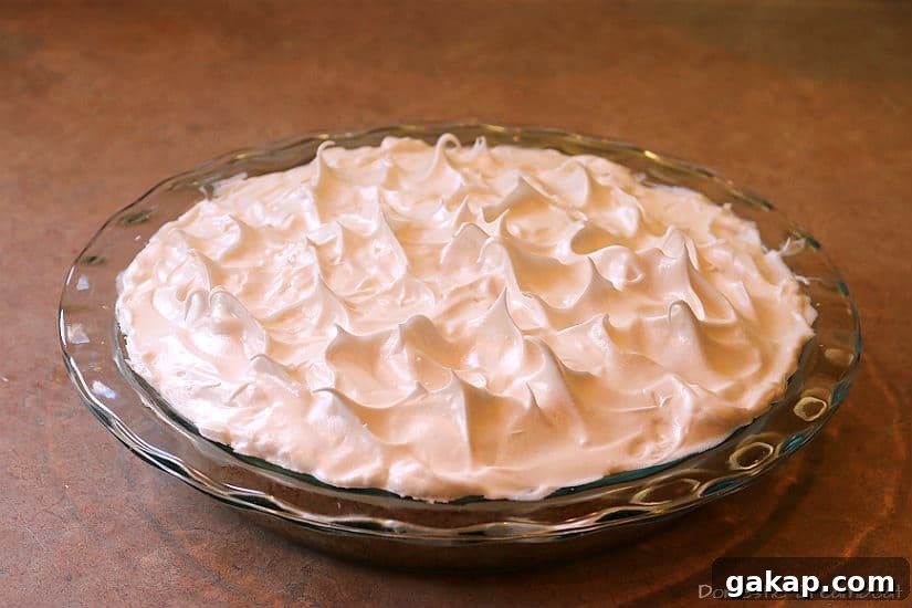 Lemon Meringue Pie before baking