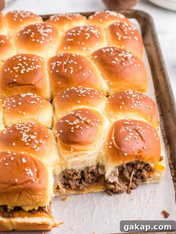 cheeseburger sliders