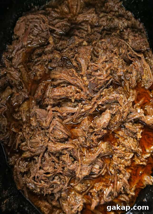 Mexican Shredded Beef Recipe for Crock Pot or Instant Pot 5 Mexican Shredded Beef {Easy, Crock Pot or Instant Pot Recipe}