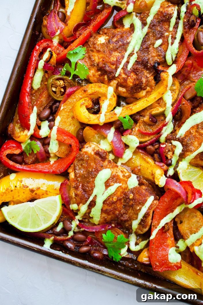 Sheet Pan Mexican Chicken 