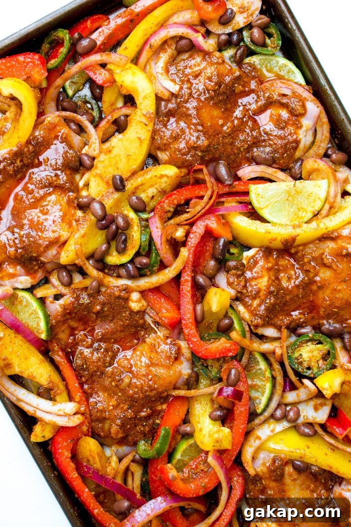Sheet Pan Chicken Fajitas