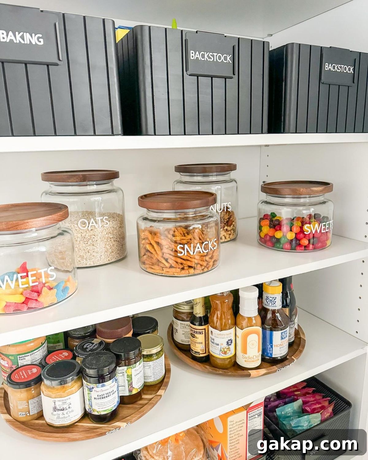 3. Store Snacks & Sweets in Glass Jars