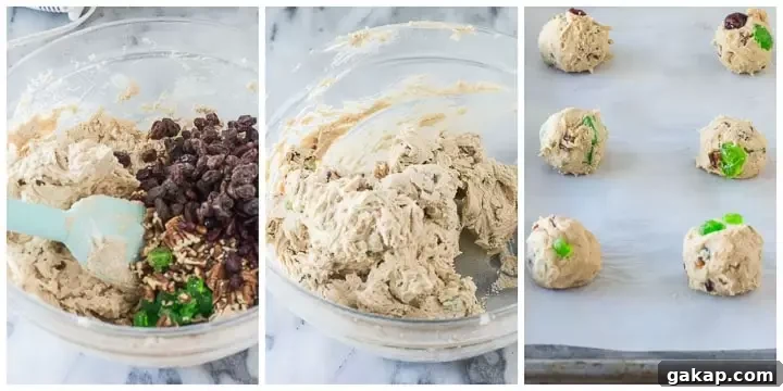 fruitcake cookies step by step 2
