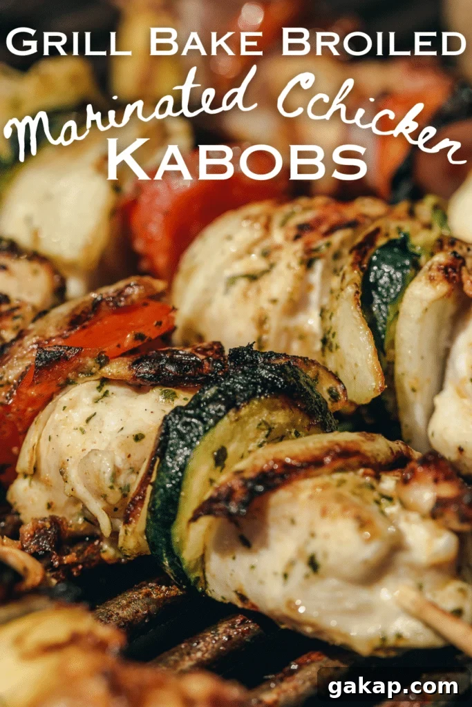 grilling chicken kabobs with text
