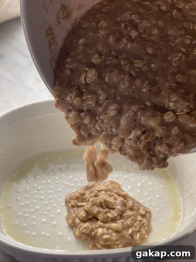 maple cinnamon baked oatmeal