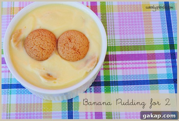 Creamy Banana Pudding Recipe for Two — Quick Dessert for Couples 2 Banana Pudding for 2