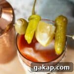 Virgin Bloody Mary Recipe v8 in a glass