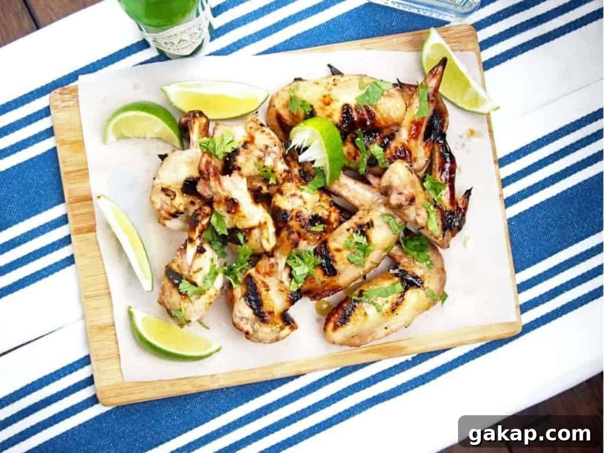 Grilled Margarita Wings