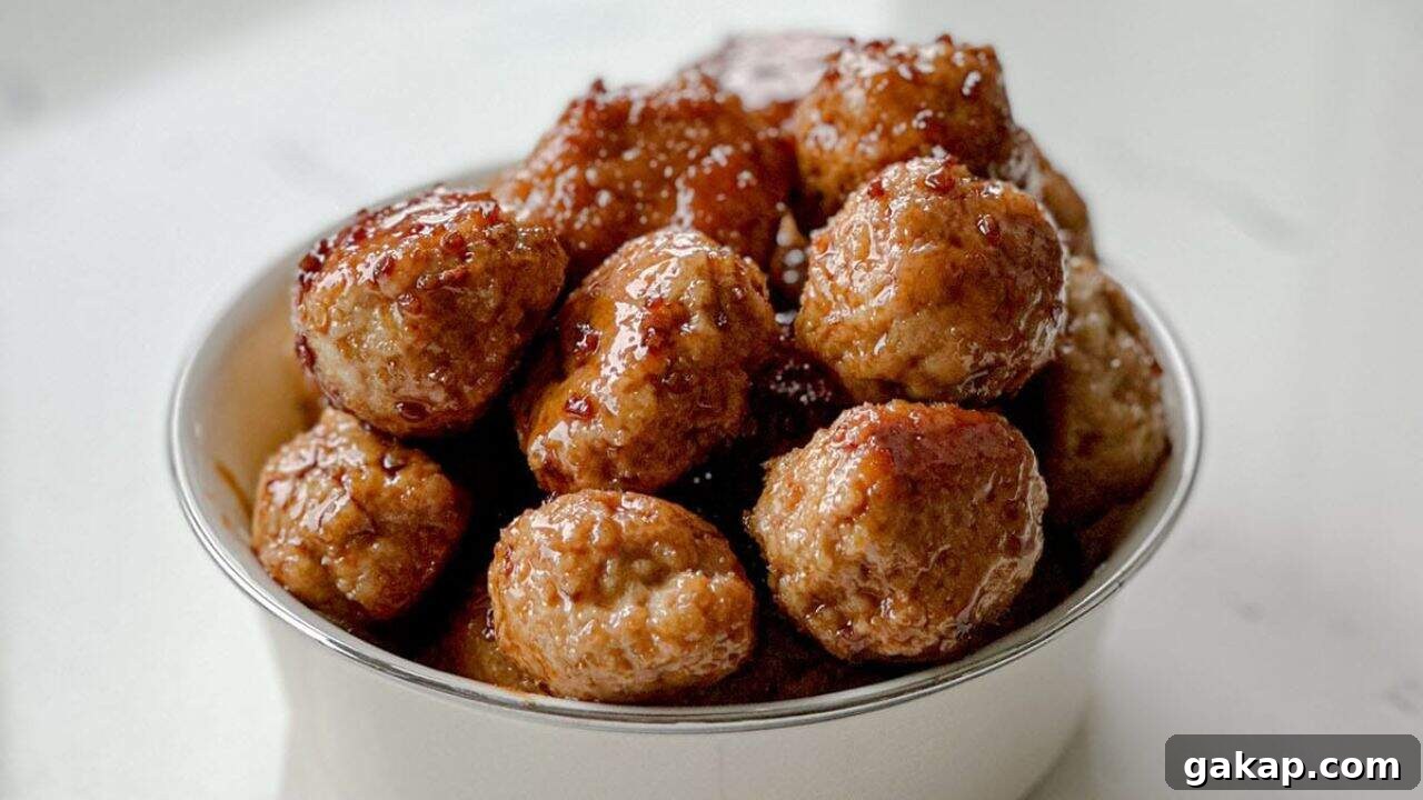 Sweet Garlic Meatballs