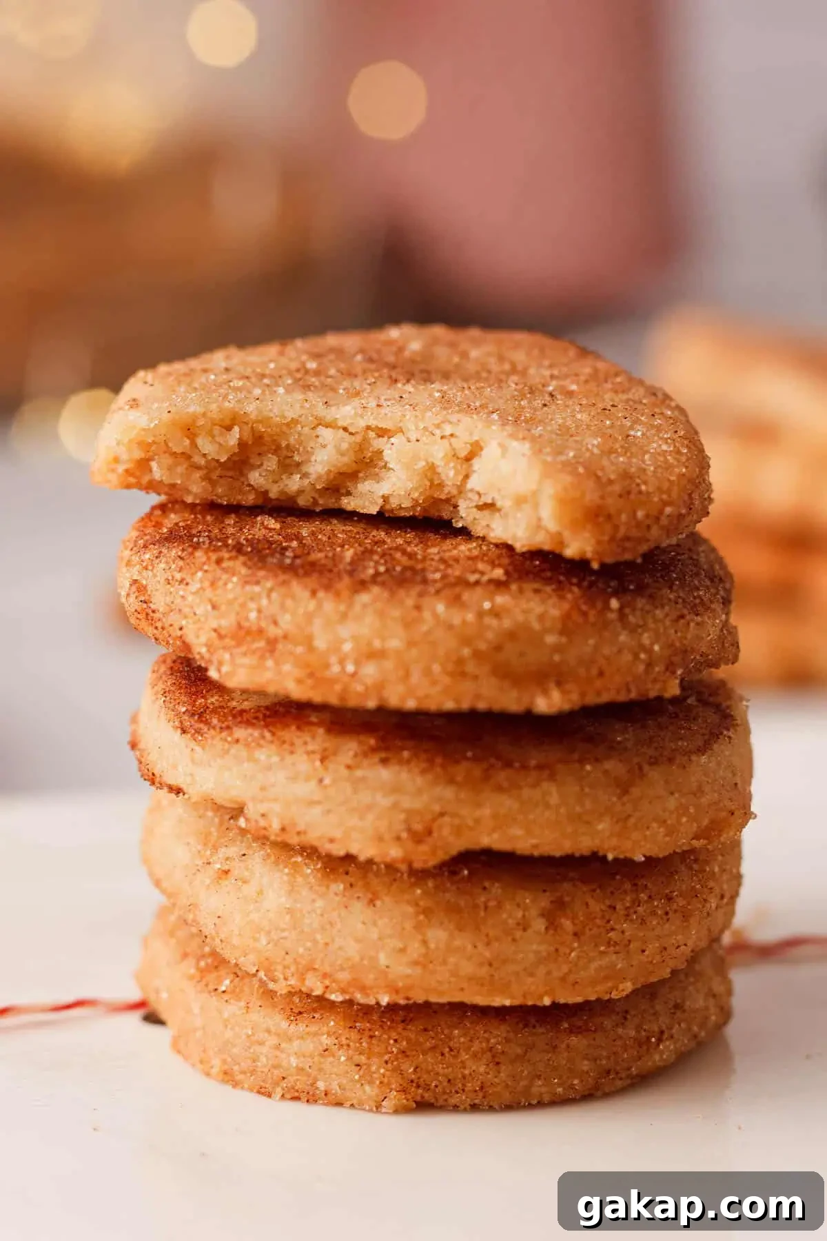 Cinnamon shortbread cookies.