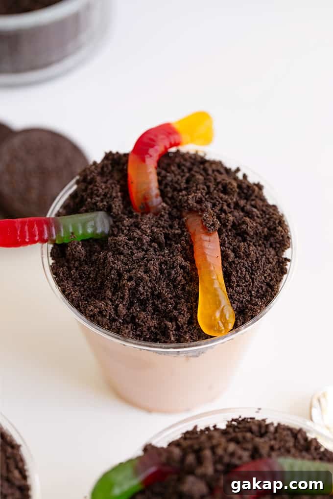 No-Bake Dirt Cake Cups Recipe — Creamy Chocolate Pudding Cups 7 img 37560 5