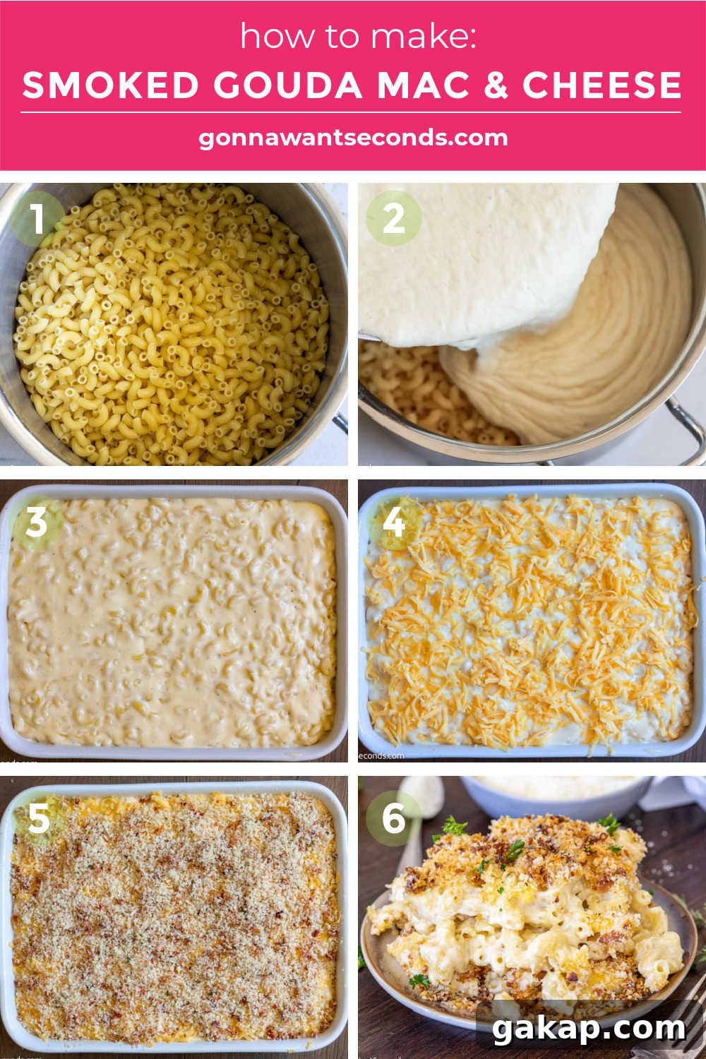 Smoked Gouda Macaroni and Cheese Recipe 2 Step by step how to make smoked gouda mac and cheese