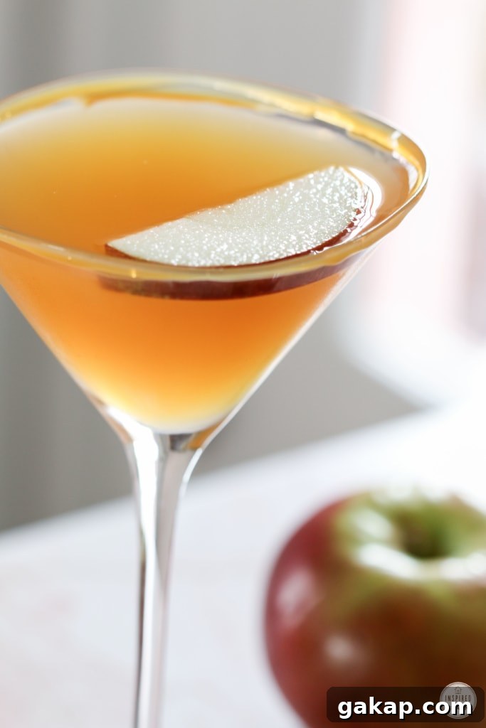 14 Memorable Friendsgiving Recipes Everyone Will Rave About 13 Caramel Apple Cider Martini | Inspired by Charm for Red Envelope