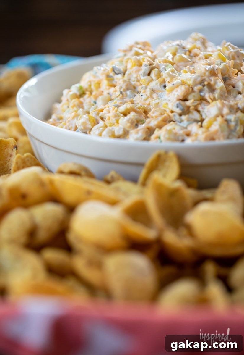 14 Memorable Friendsgiving Recipes Everyone Will Rave About 15 corn dip in bowl