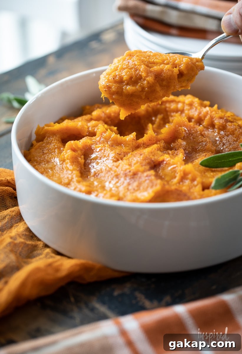 14 Memorable Friendsgiving Recipes Everyone Will Rave About 4 mashed butternut squash for unique Friendsgiving side ideas