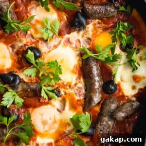 Shakshuka Merguez Whole30 Paleo Primal Gourmet Easy Best Breakfast Recipe