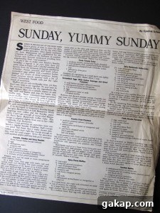 When old recipes aren't just about food