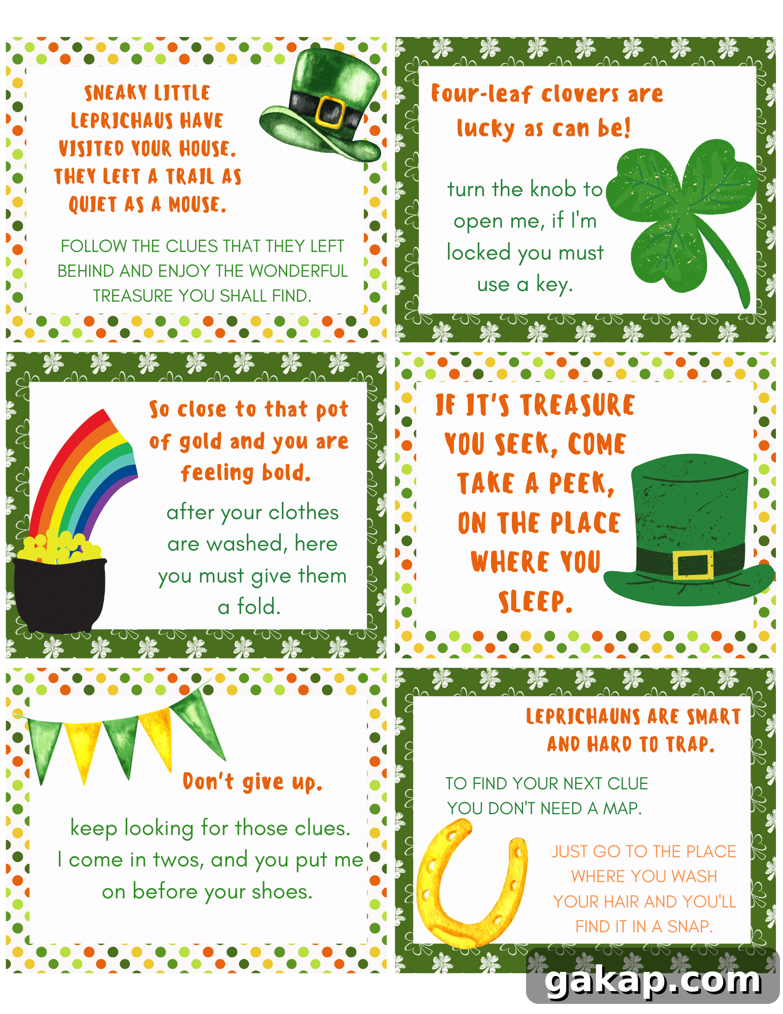 St patrick's day printable games