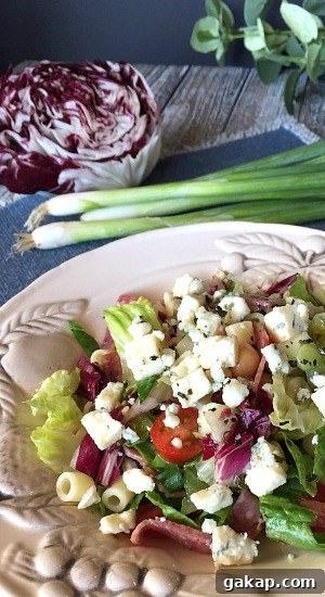 Italian Pasta and Lettuce Salad is easy to make. Italian Pasta and Lettuce Salad