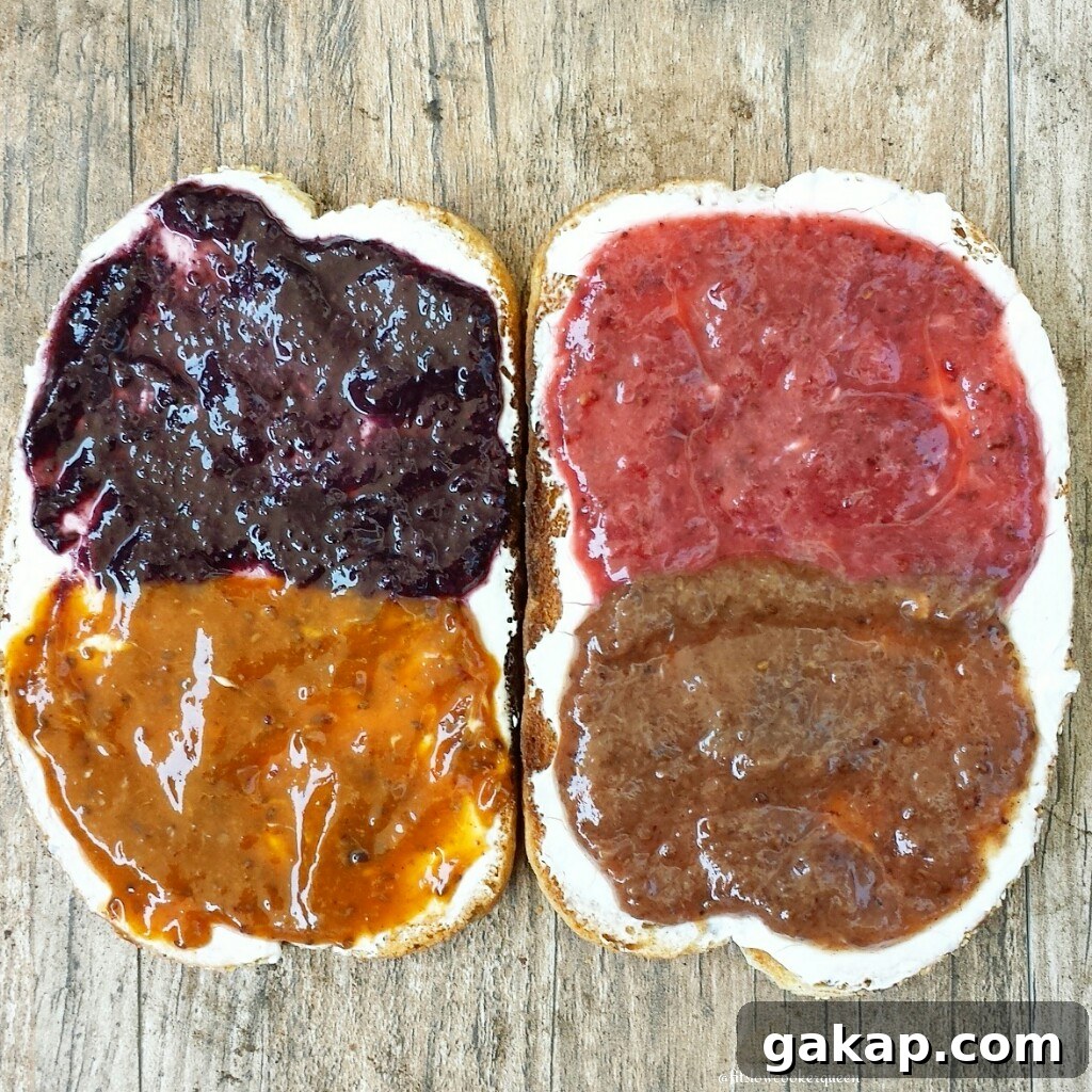 Sugar-Free Slow Cooker Fruit Jam Recipe 6 This fruit jam slow cooker recipe contains no added sugar! It's healthy being paleo and whole30 compliant and quick cooking in just a couple hours.