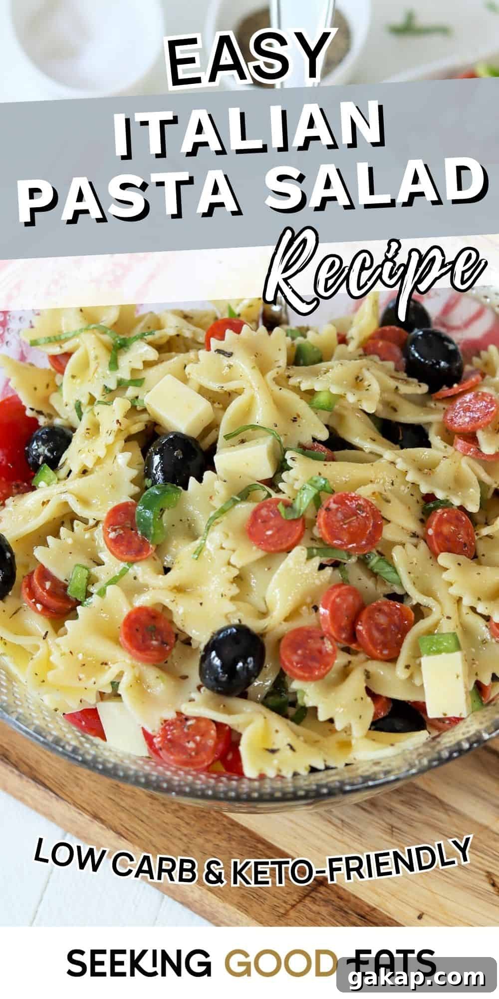 Crave Worthy Pasta Salad With Zesty Italian