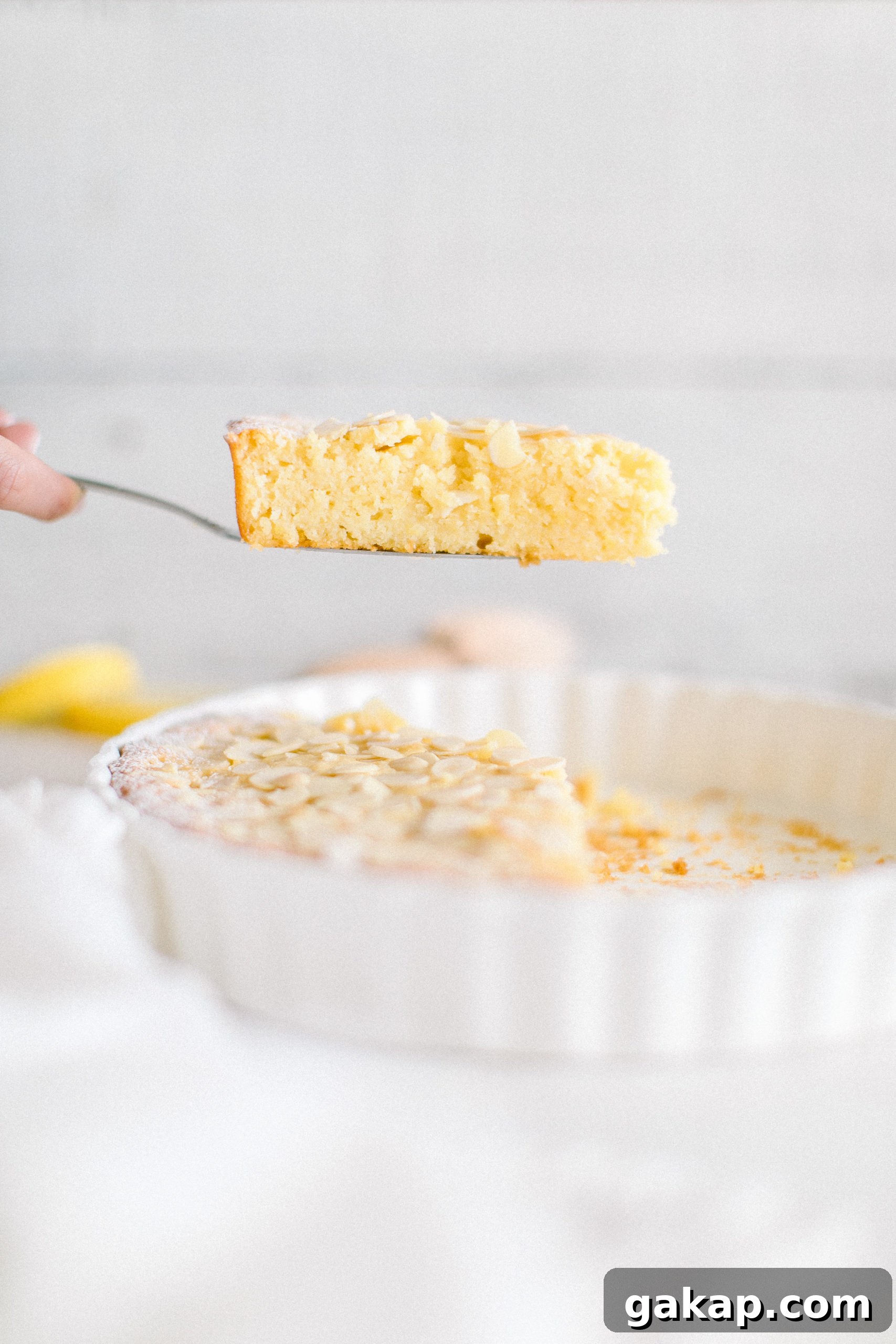 Lemon Almond Ricotta Cake