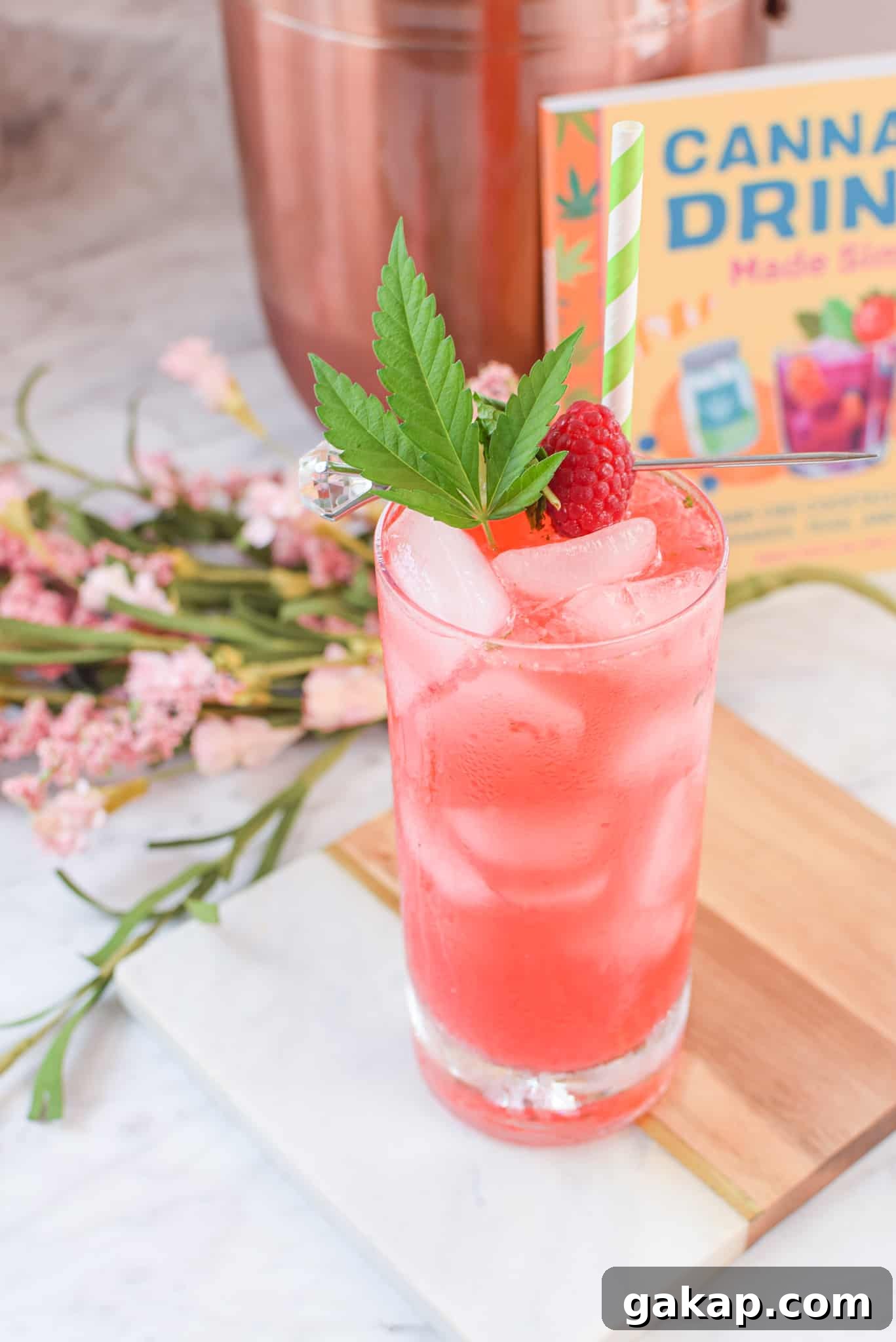 Raspberry Mojito: Cannabis-Infused Cocktail or Mocktail Guide 8 A picture of a raspberry cannabis mojito.