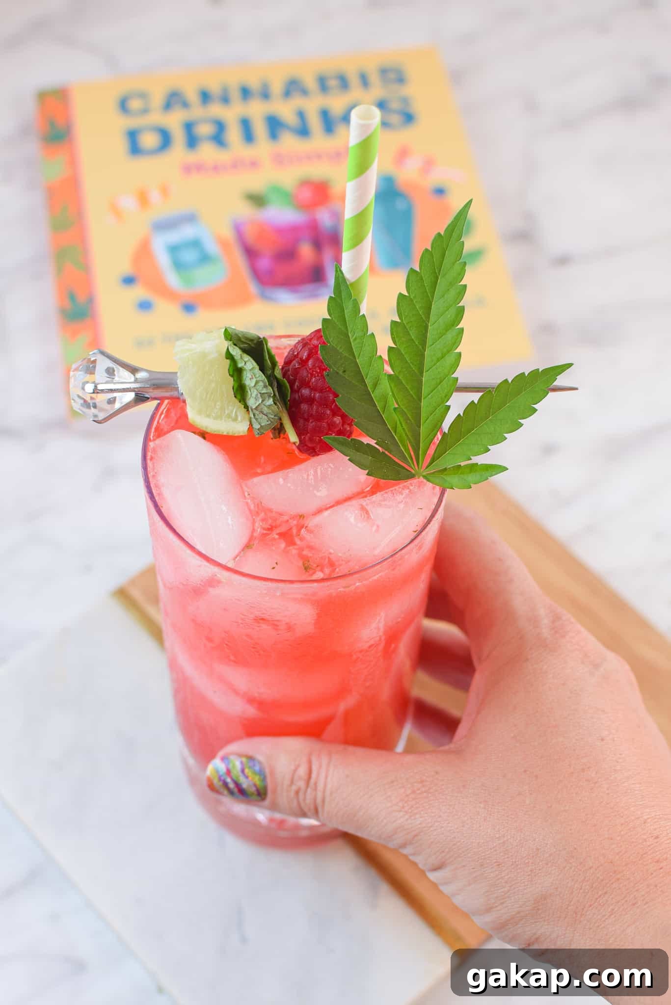 Raspberry Mojito: Cannabis-Infused Cocktail or Mocktail Guide 9 A picture of a raspberry cannabis mojito.