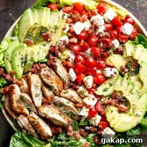 Lemon-Herb Avocado Chicken Salad Recipe for Light Lunch 10 Lemon Herb Avocado Chicken Salad Recipe with crispy bacon & creamy feta cheese