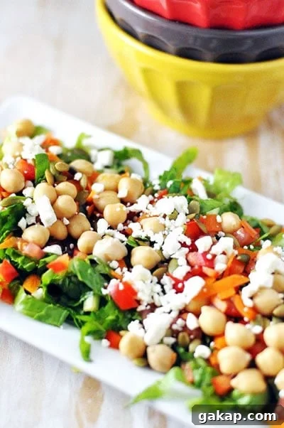Chickepea, Pumpkin Seed, Feta Salad