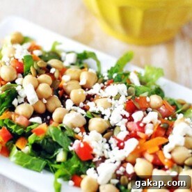 Chickepea, Pumpkin Seed, Feta Salad