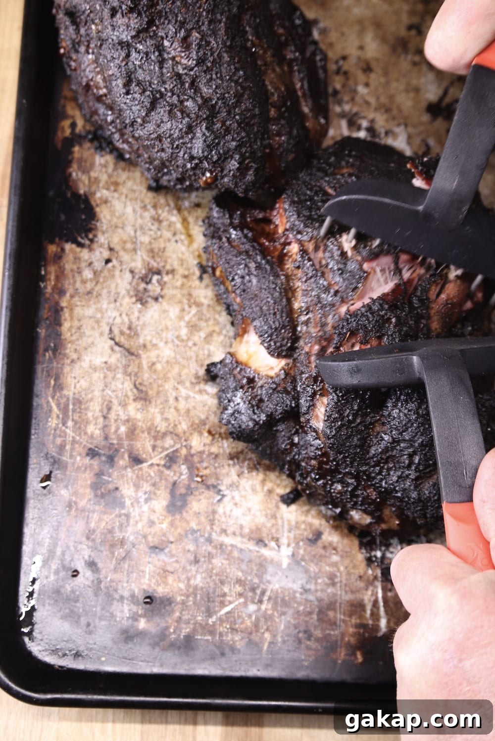 how to make pulled pork for barbecue sandwiches shredding pulled pork with meat claws