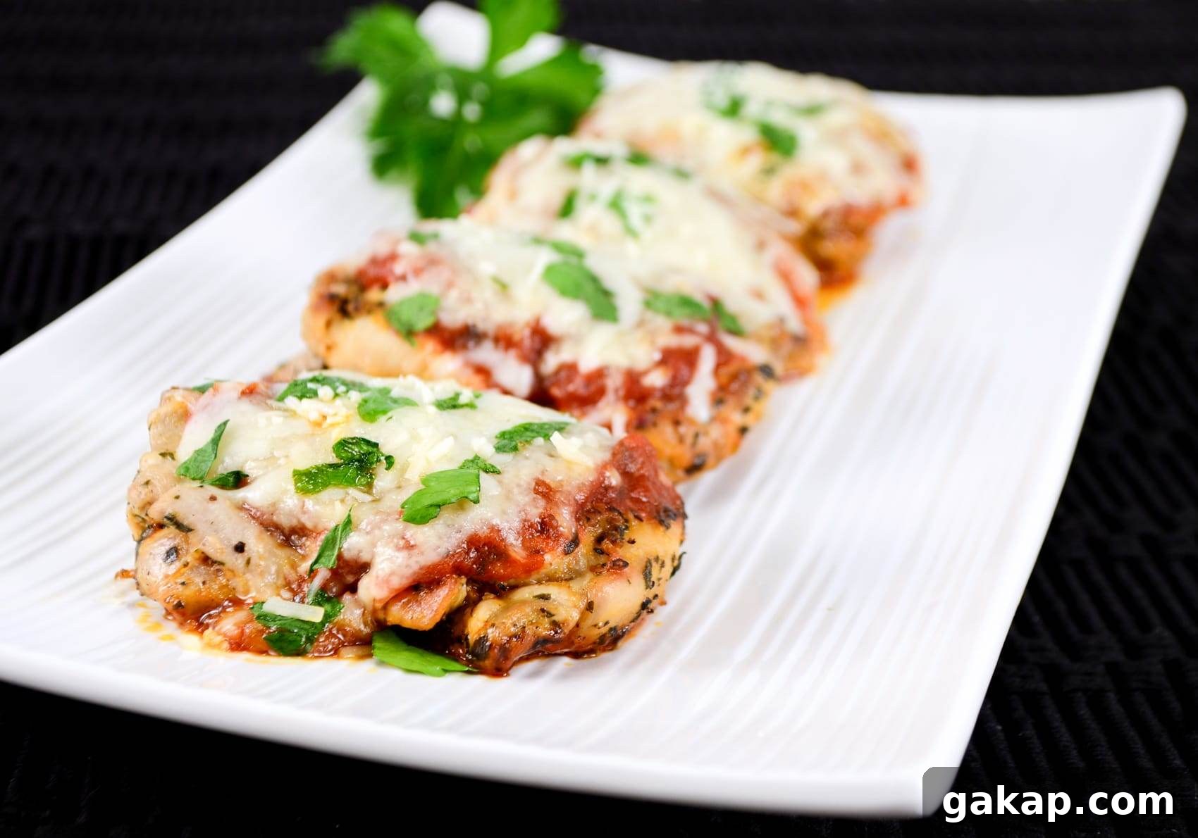 Herb Marinated Chicken Parmesan