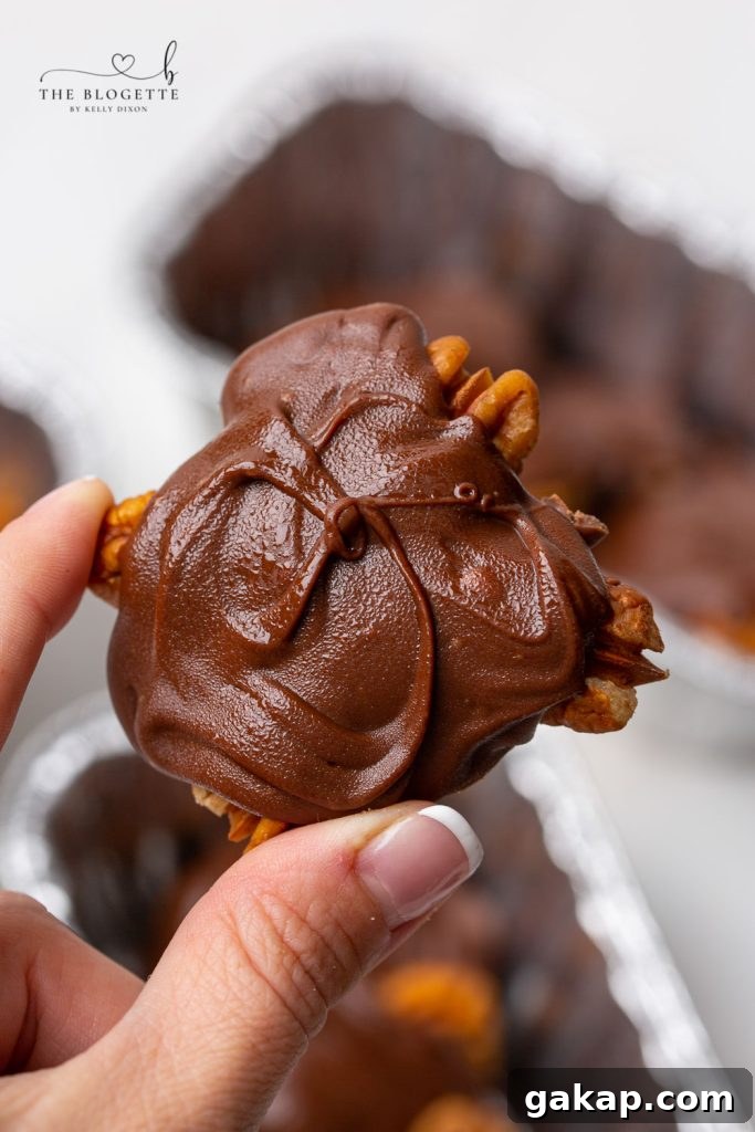 How to Make Chocolate Turtles