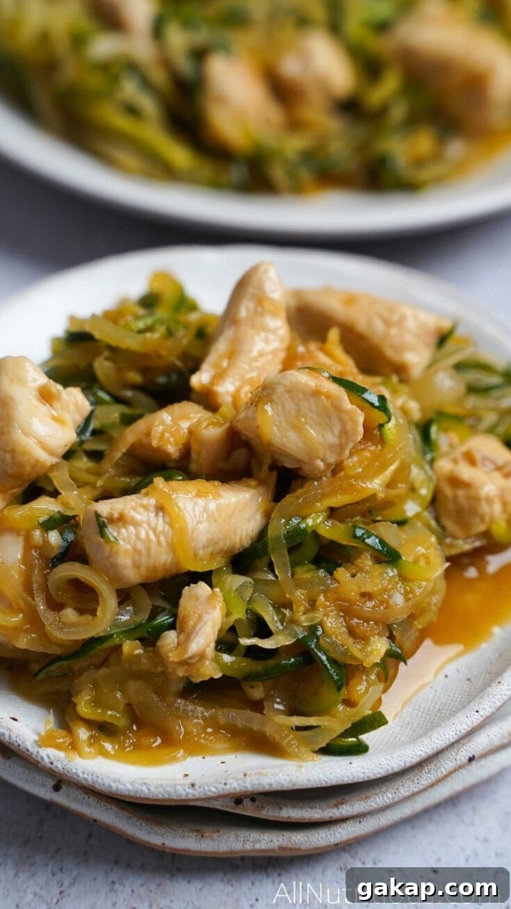 Chicken Zucchini Pasta