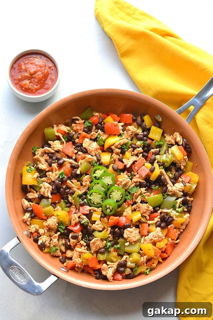 Turkey Skillet Burrito